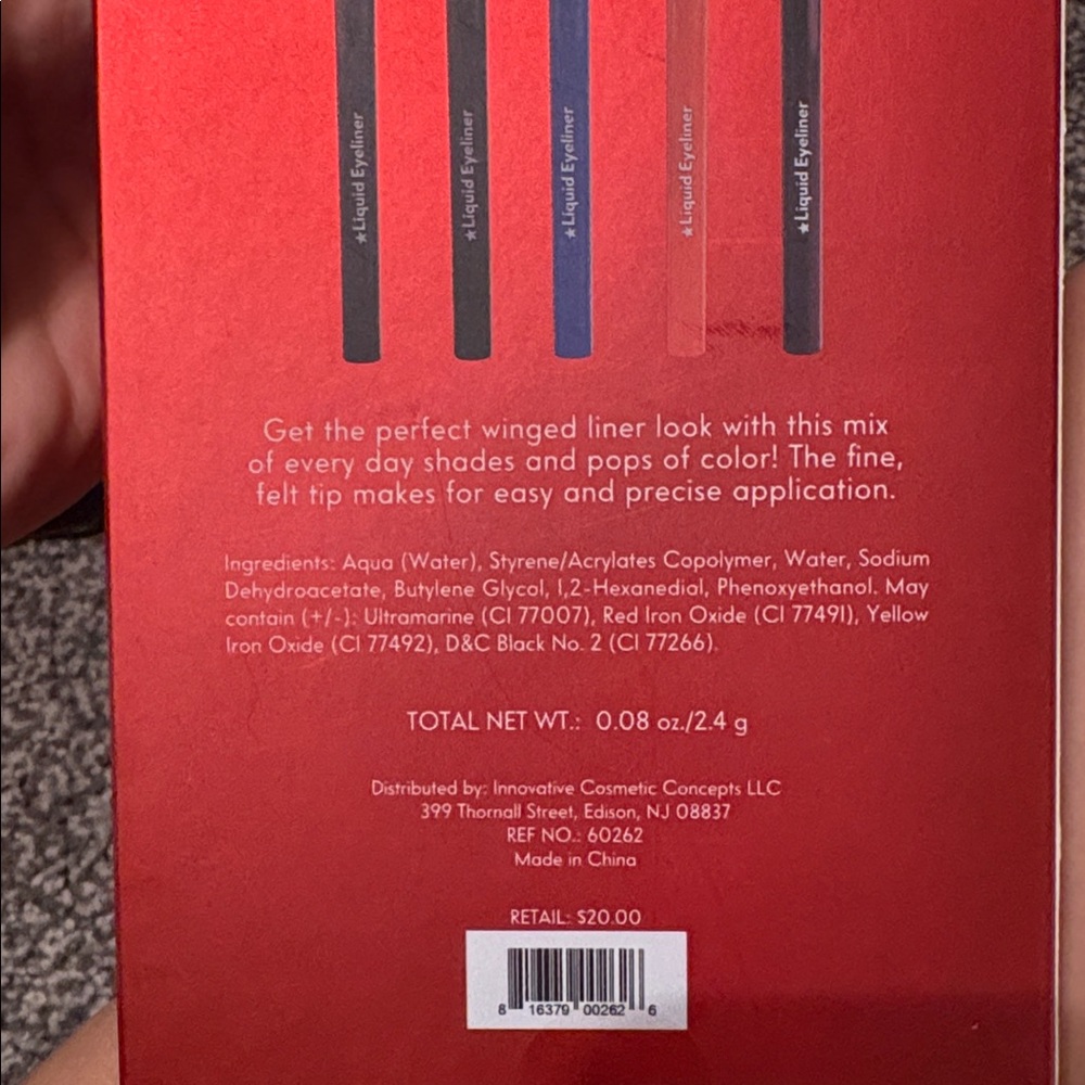 Liquid Eyeliner Set - Multicolor - Picture 2 of 2